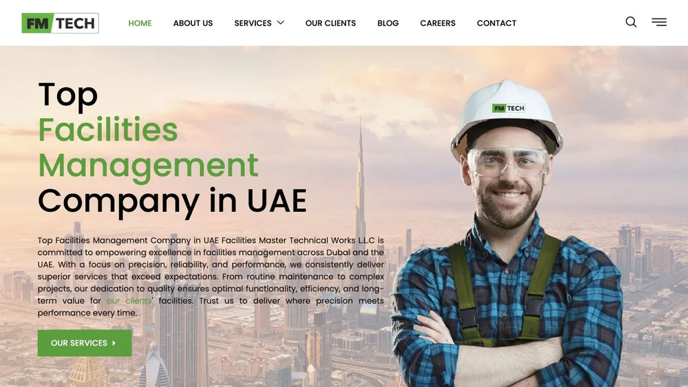 FMTech website by Abcon