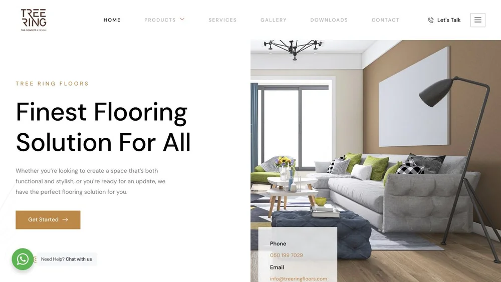 Tree Ring website by Abcon