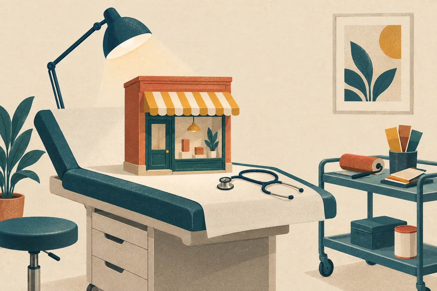 Diagnose the business before choosing colours.