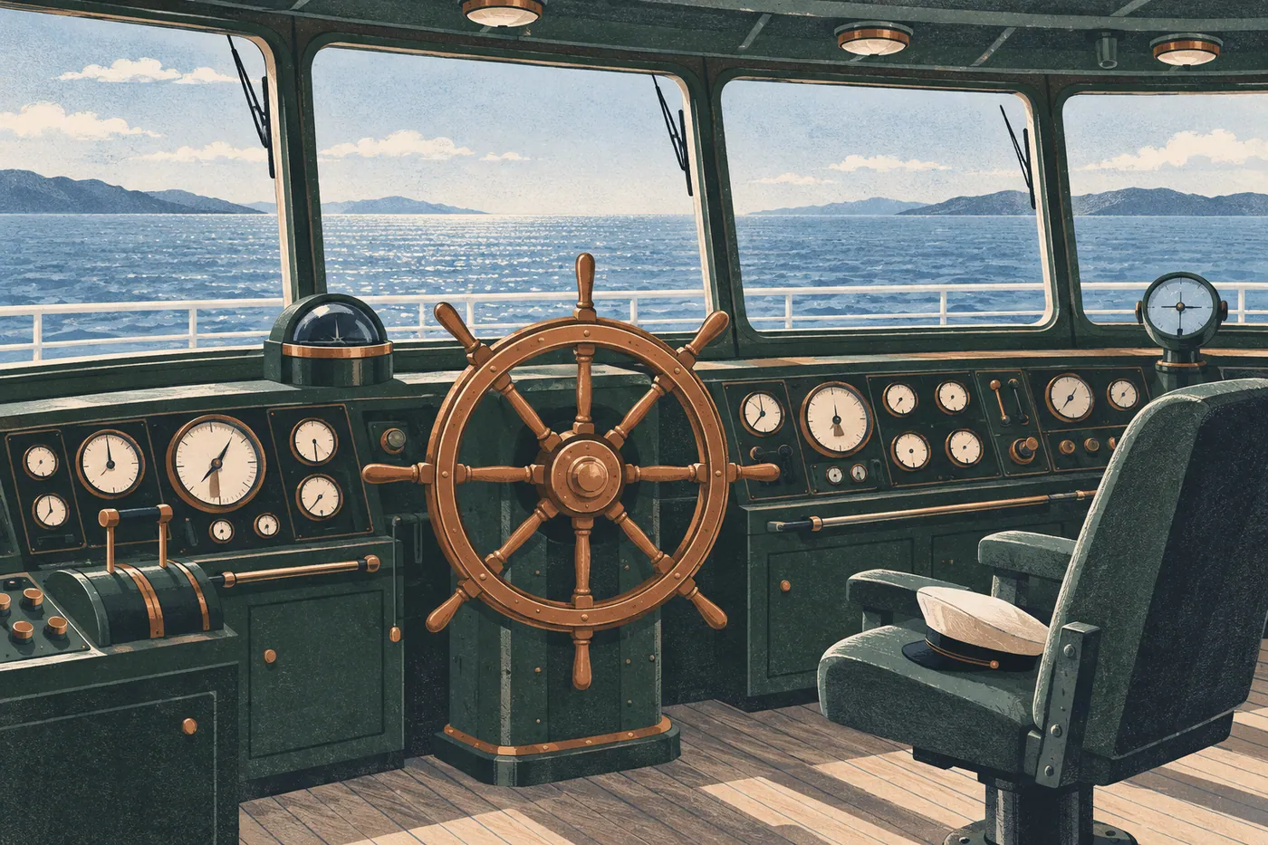 A permanent seat at the helm for a large operation.