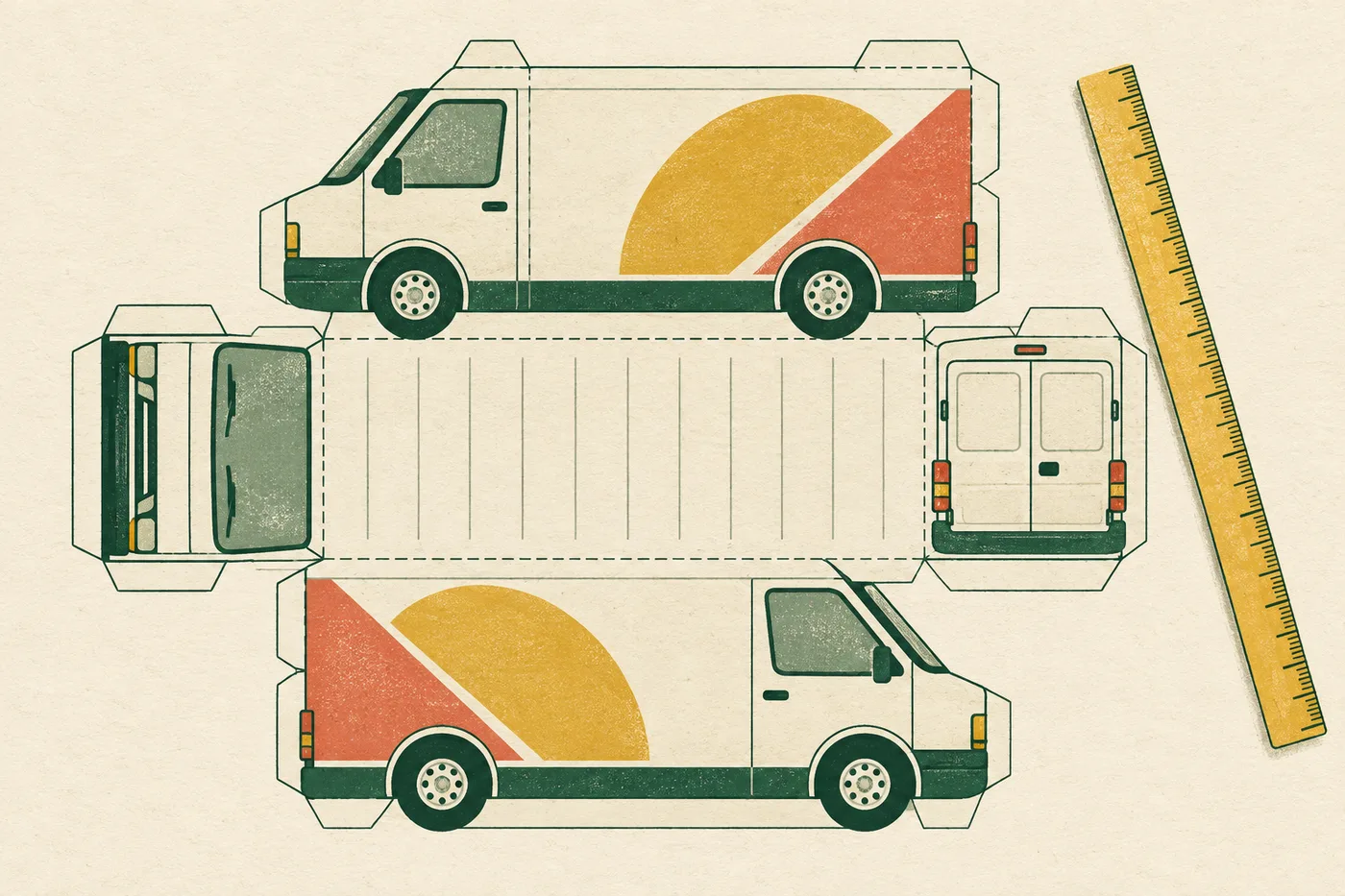 Plan every side of the vehicle.