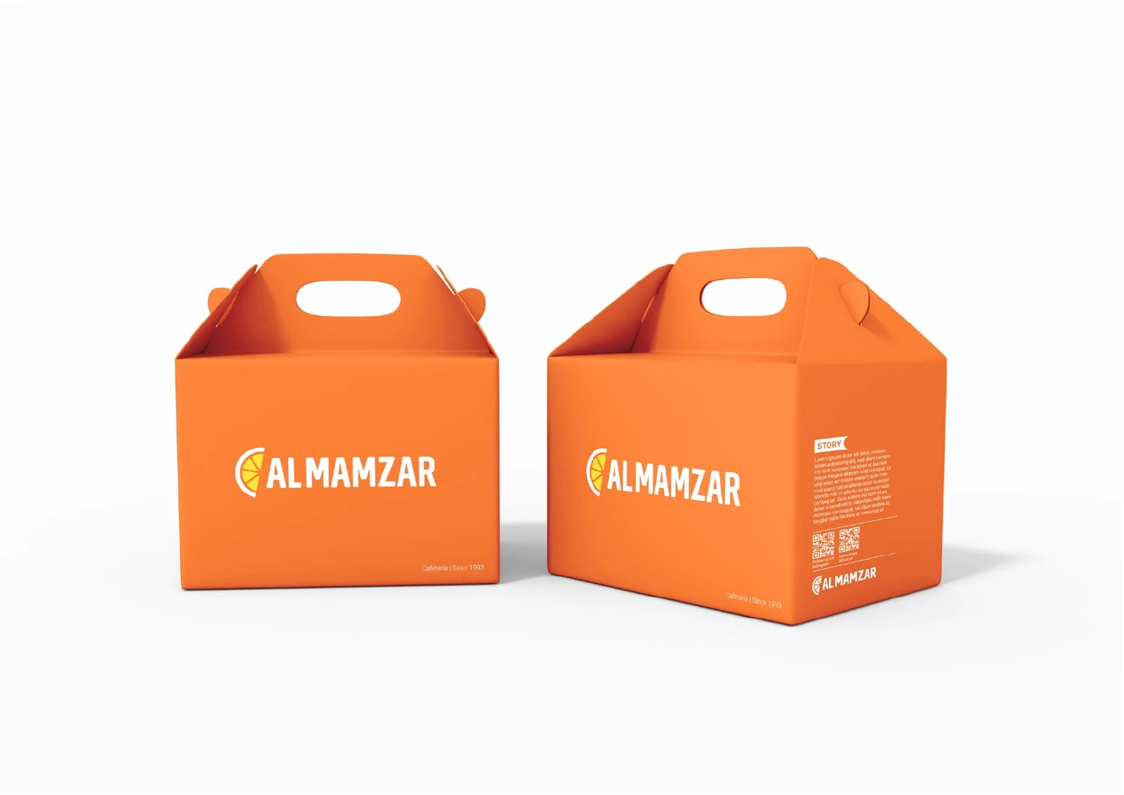 Al Mamzar: Gable-handle packaging