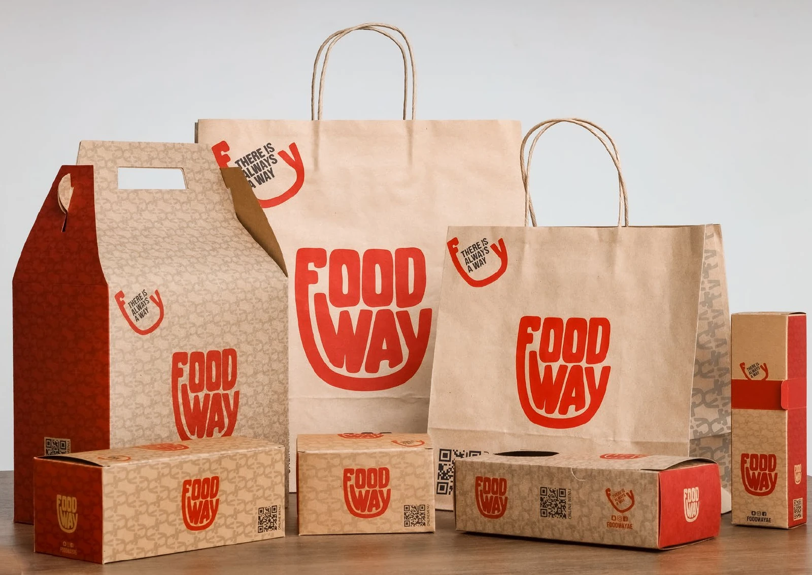 Food Way: Food Way bags and takeaway boxes