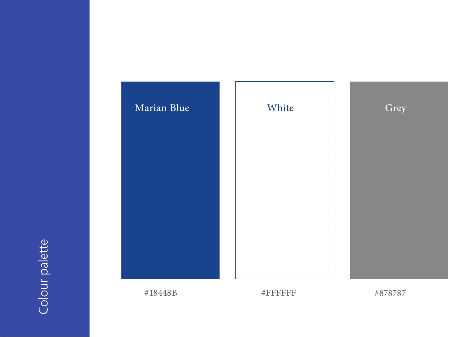 Trusline Distribution: Corporate colour palette