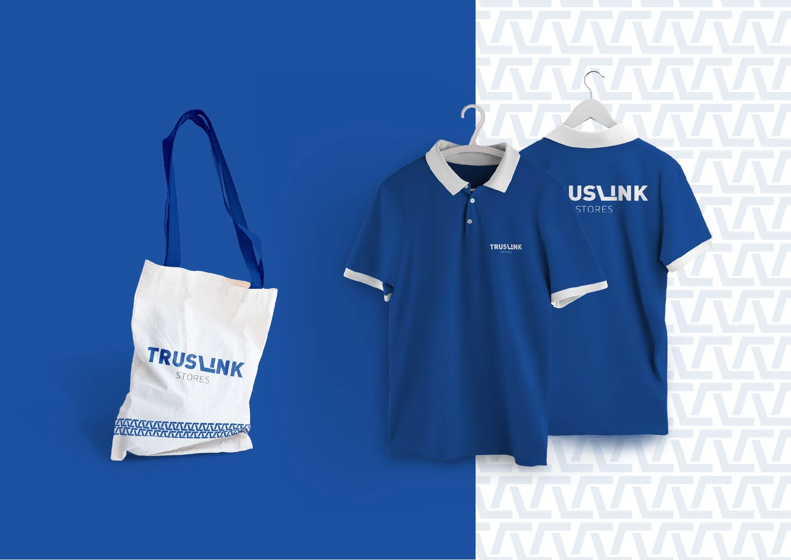 Truslink: Tote bag and polo-shirt presentation