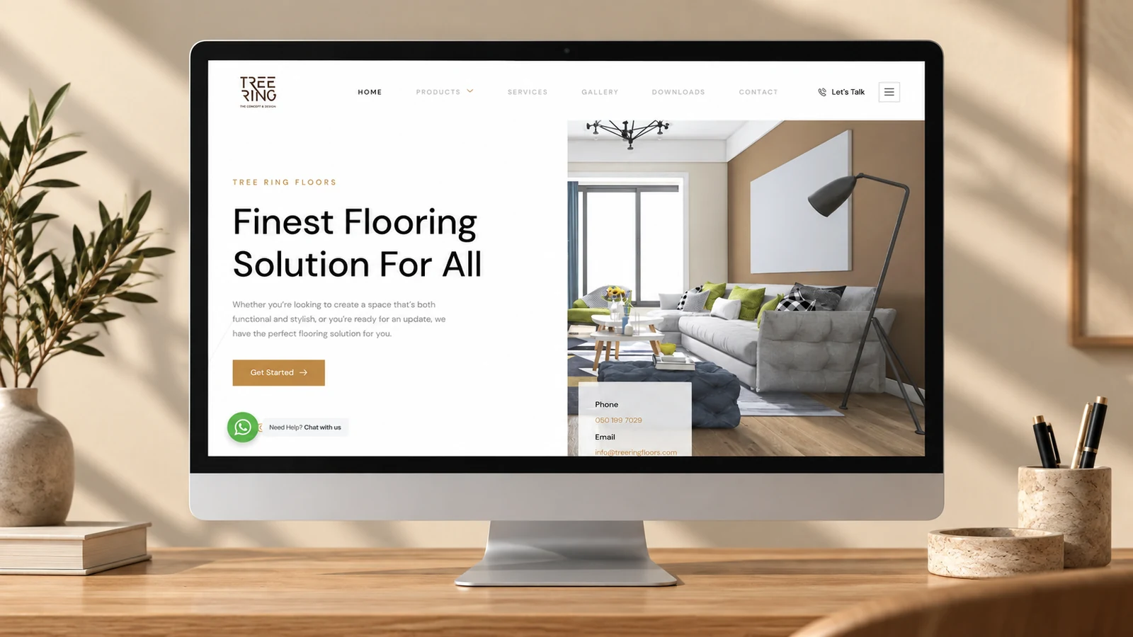 Tree Ring: website presentation, presentation cover