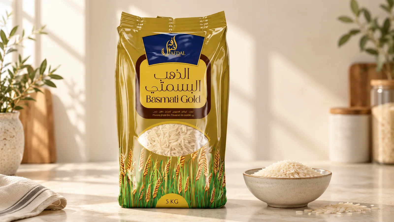 Afdal Foods: Afdal Foods rice-pack application, illustrative application