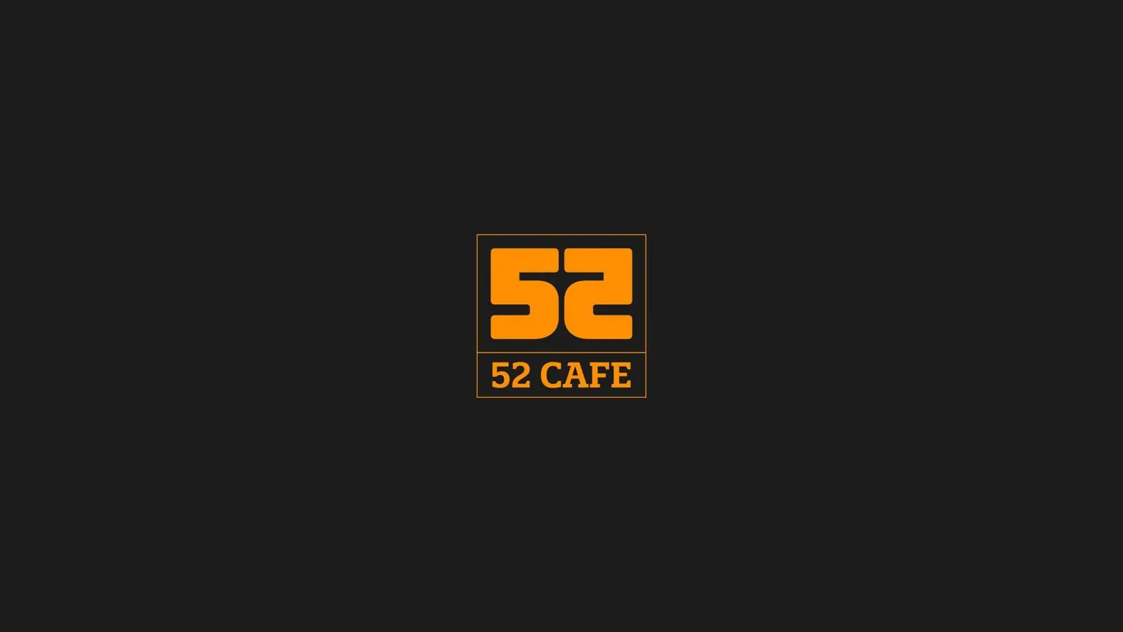52 Cafe, brand identity presentation 1
