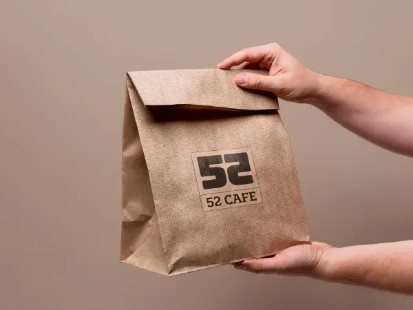 52 Cafe brand identity by Abcon