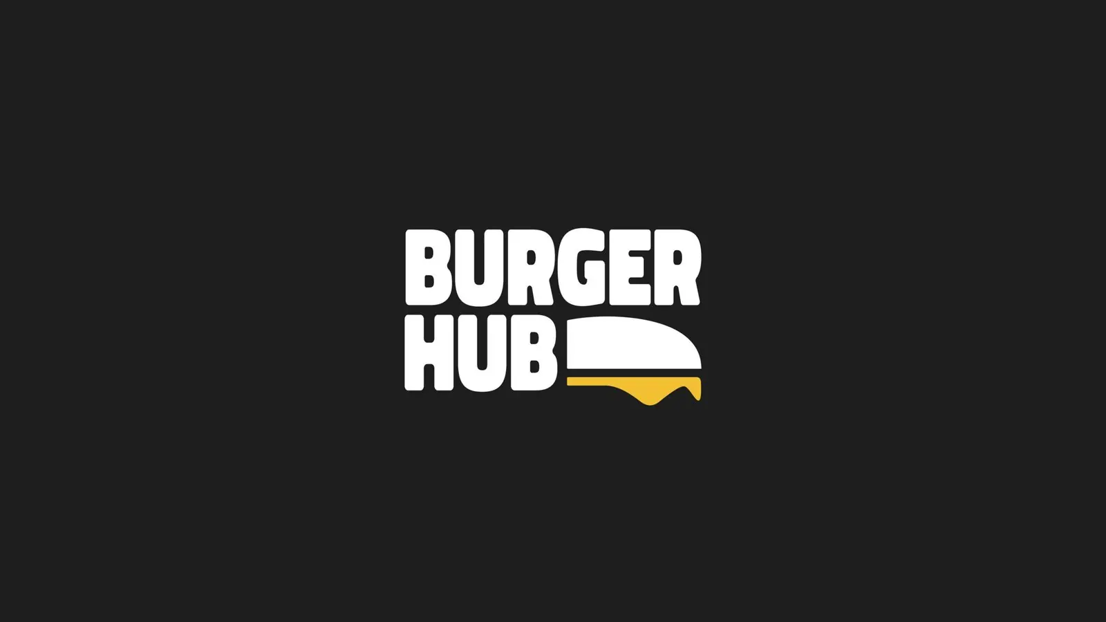 Burger Hub, brand identity presentation 2