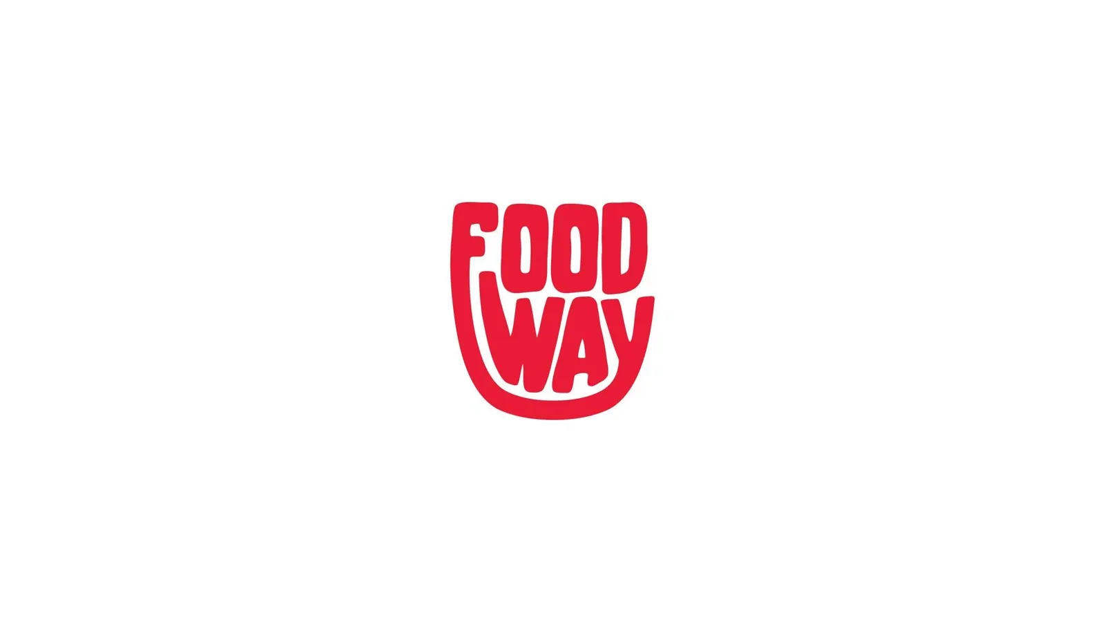 Food Way: a cafeteria identity, from the sign to the takeaway bags.