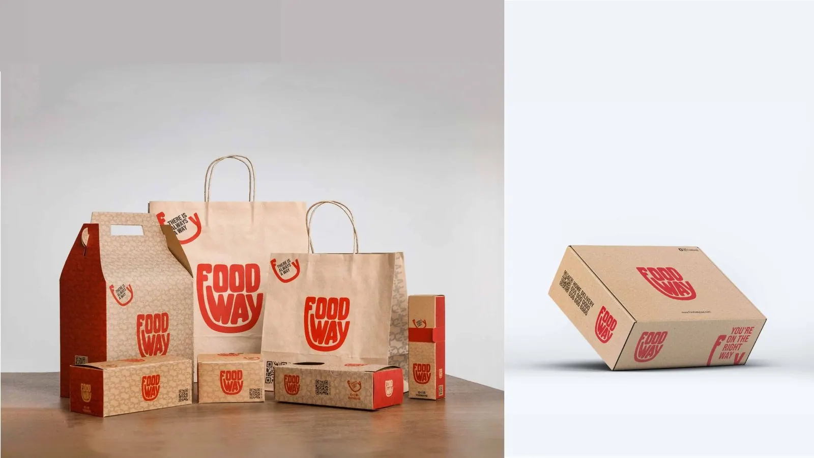 Food Way, brand identity presentation 6