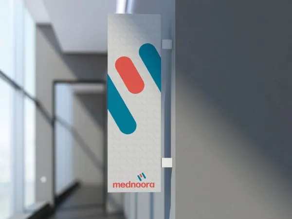 Mednoora brand identity by Abcon