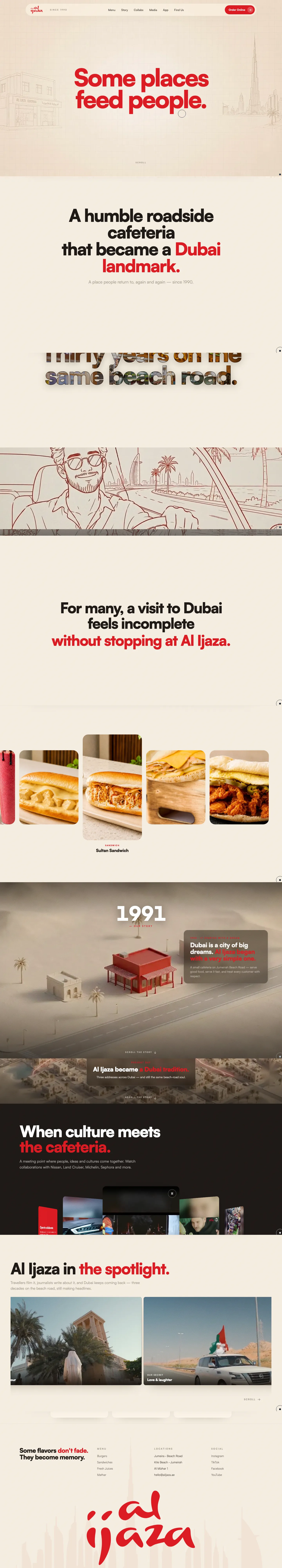 Al Ijaza website, full-page live capture on desktop