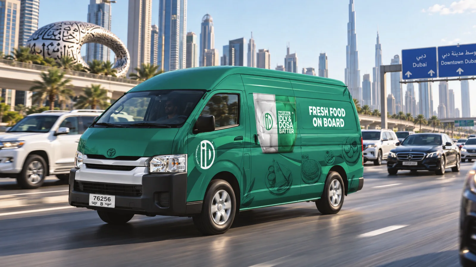 iD Fresh Food: Van on the road