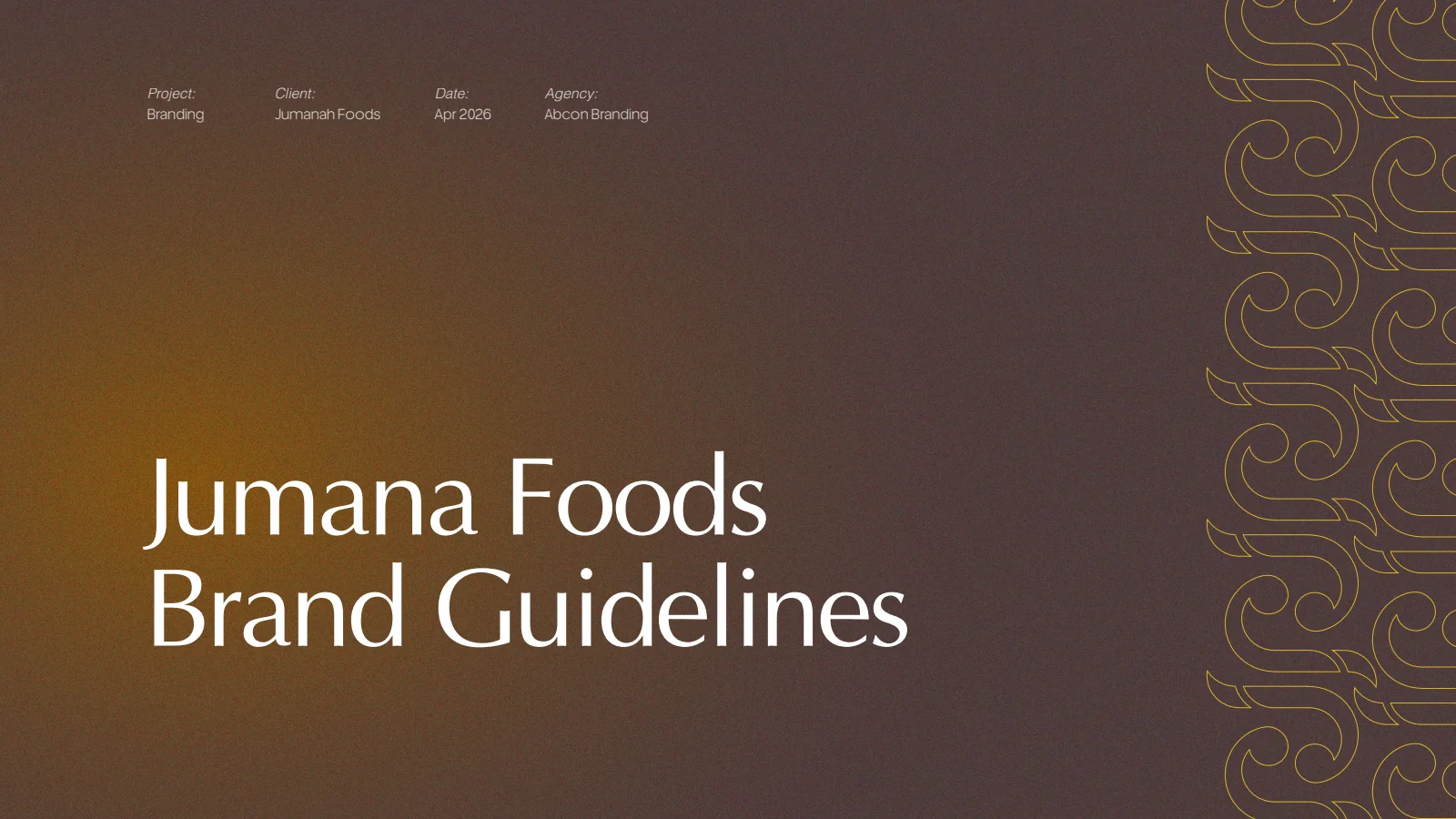 Jumanah Foods: Guidelines opening