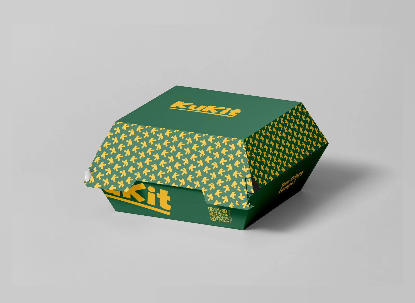 Kukit Packaging: Burger carton