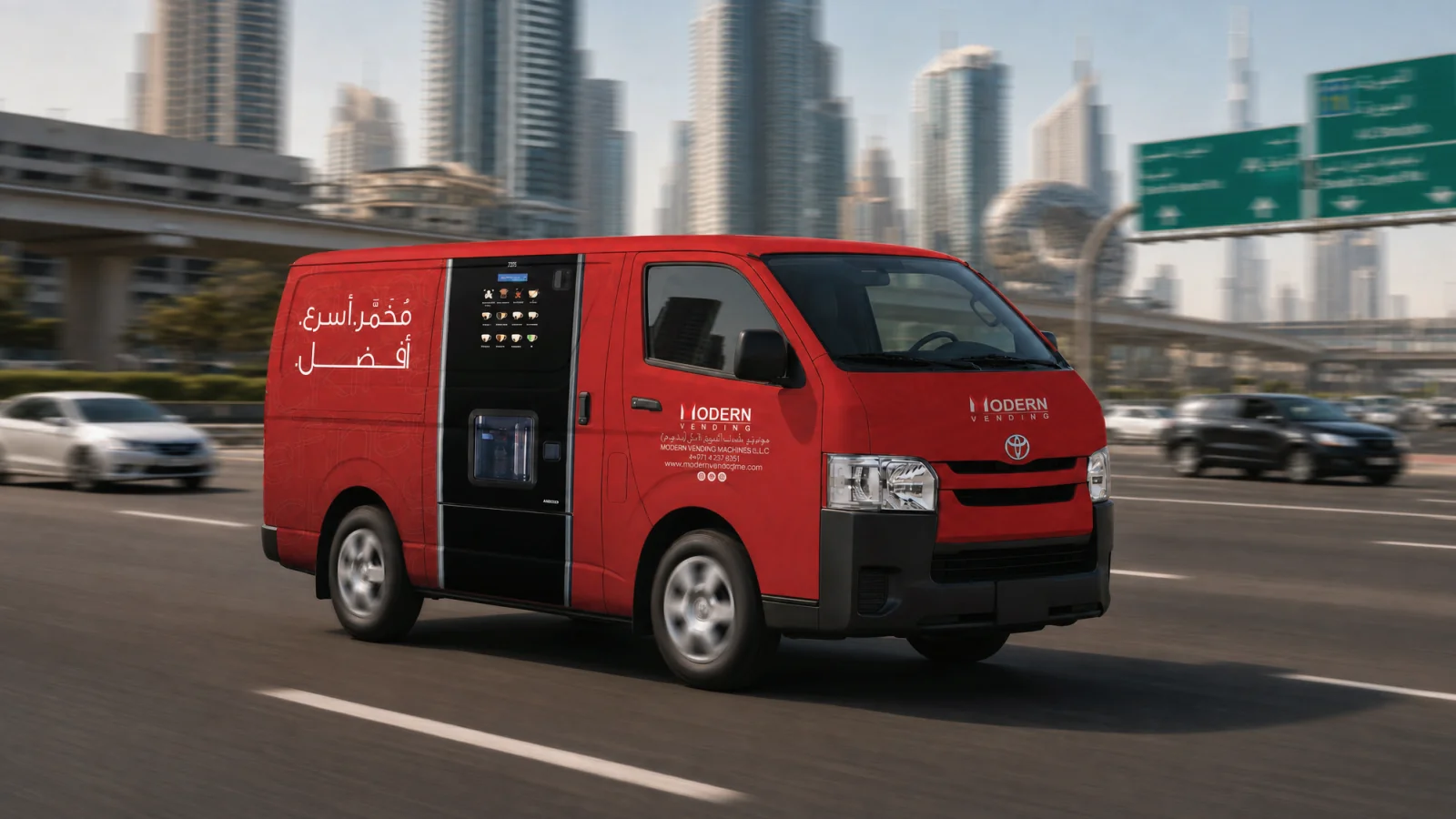 Modern Vending: Arabic application in context