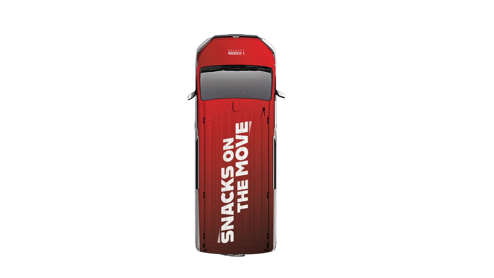 Modern Vending: Roof graphic