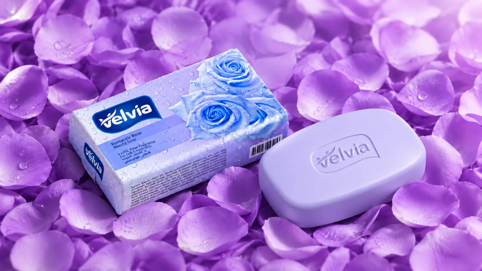 Velvia: Soap packaging application