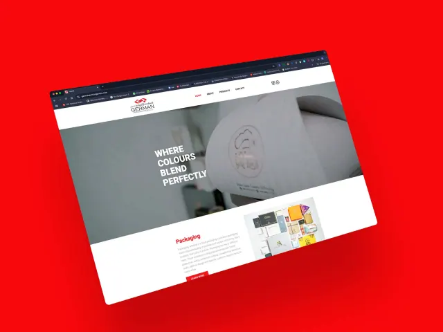 German Printing website by Abcon