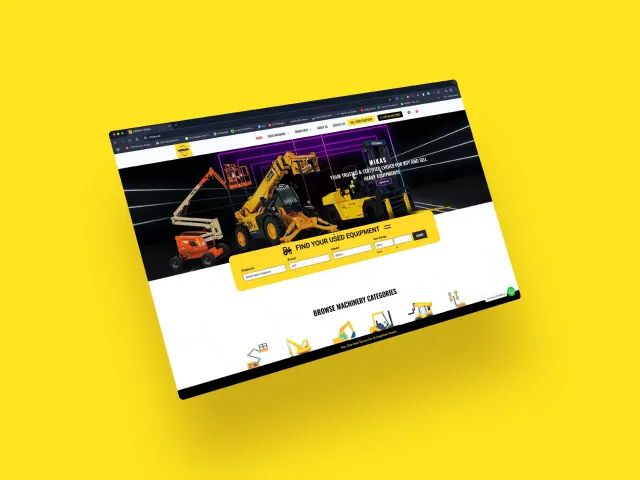 Mikas website by Abcon